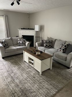 Couch and loveseat