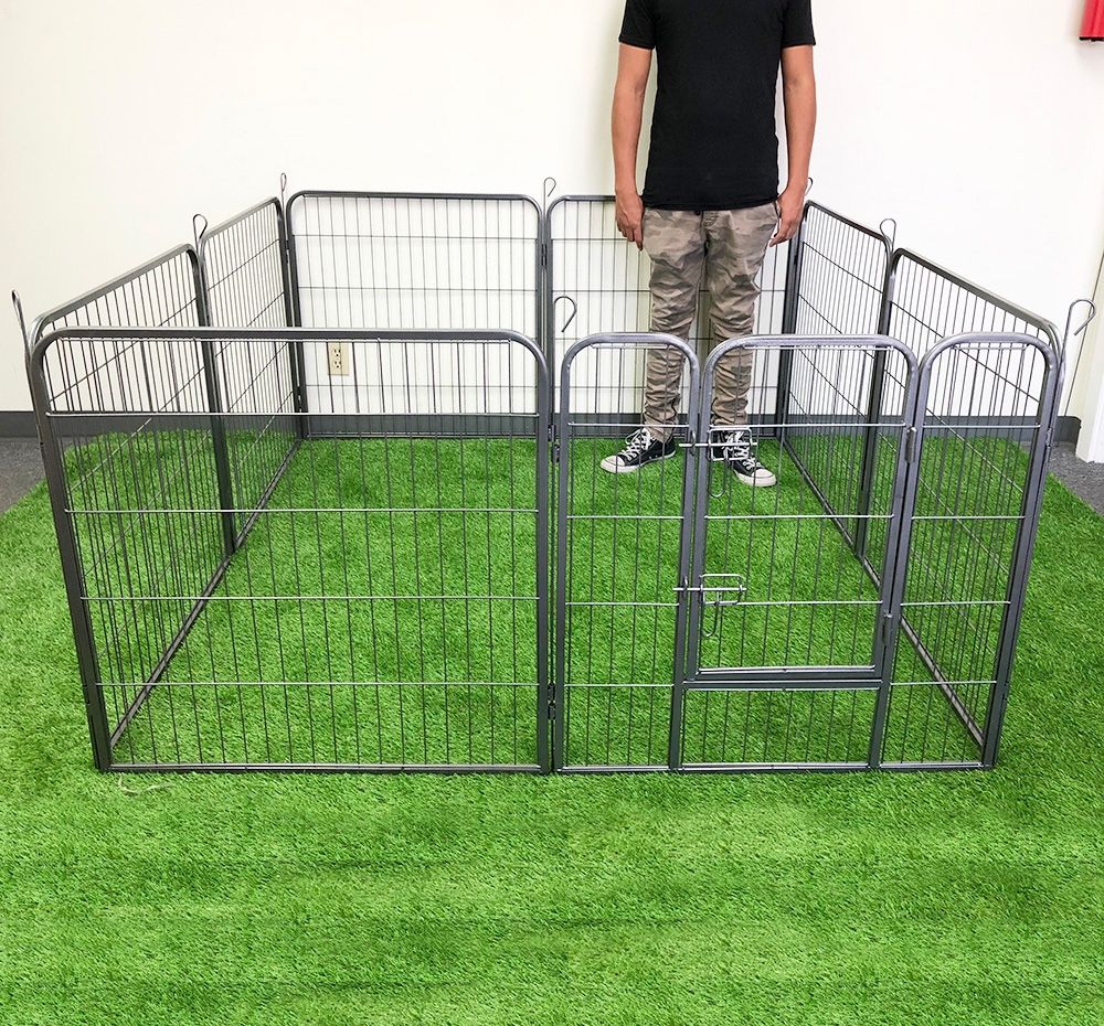 Brand New $90 Heavy-Duty Dog Pet Playpen 8-Panels X (32” Tall X 32” Wide) 