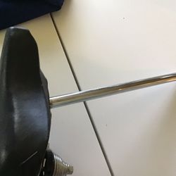 Clean  Heavy Black Seat  With 15 Inch Pipe