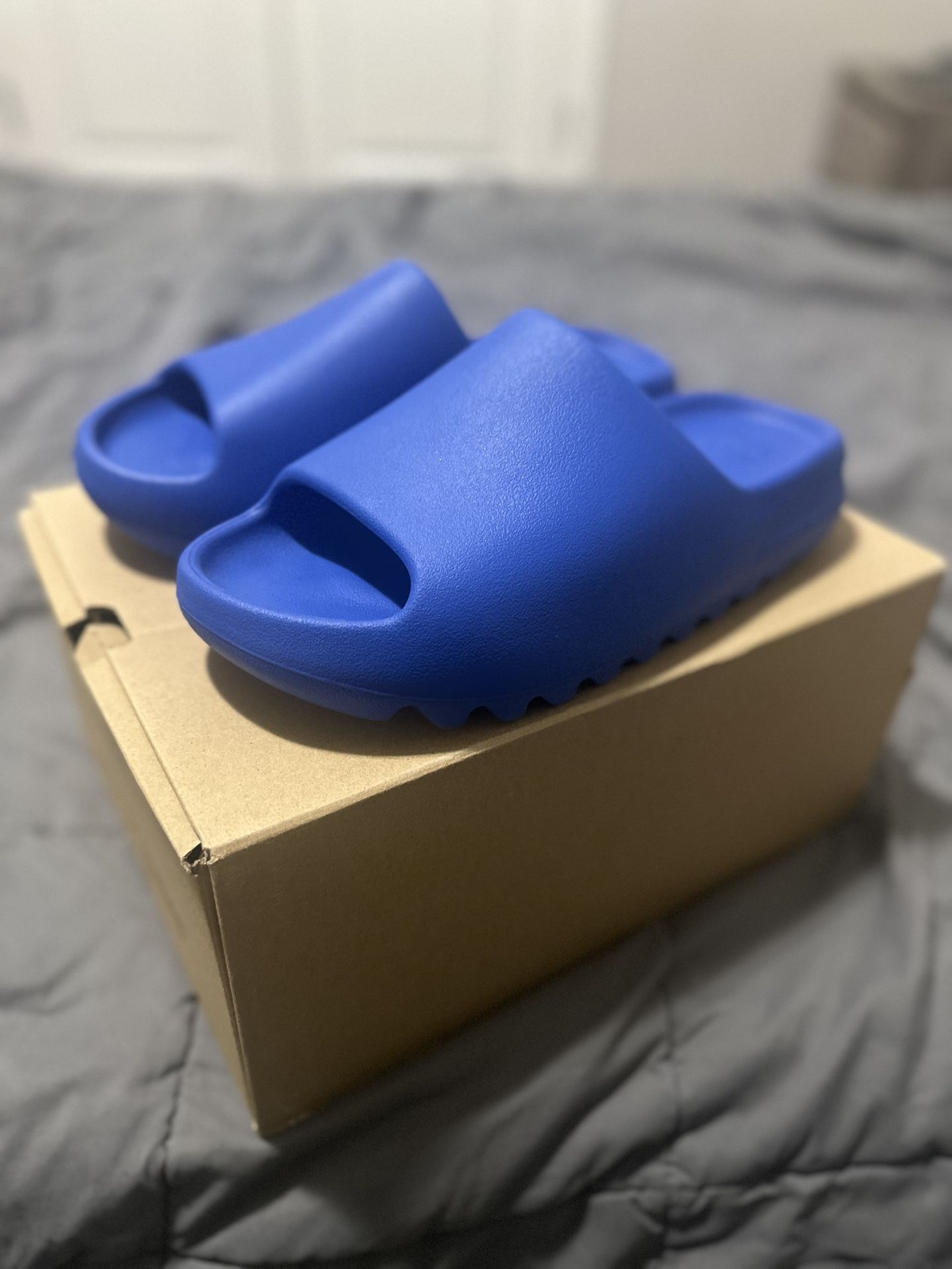 Adidas Yeezy Slides Azure