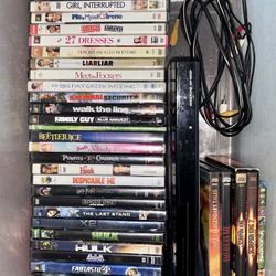 36 DVD’s + Sony Player All Working Mixed Titles Zoom!