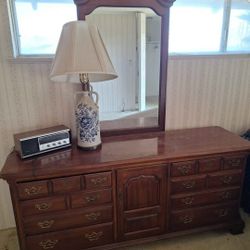 Huge Solid Wood Dresser