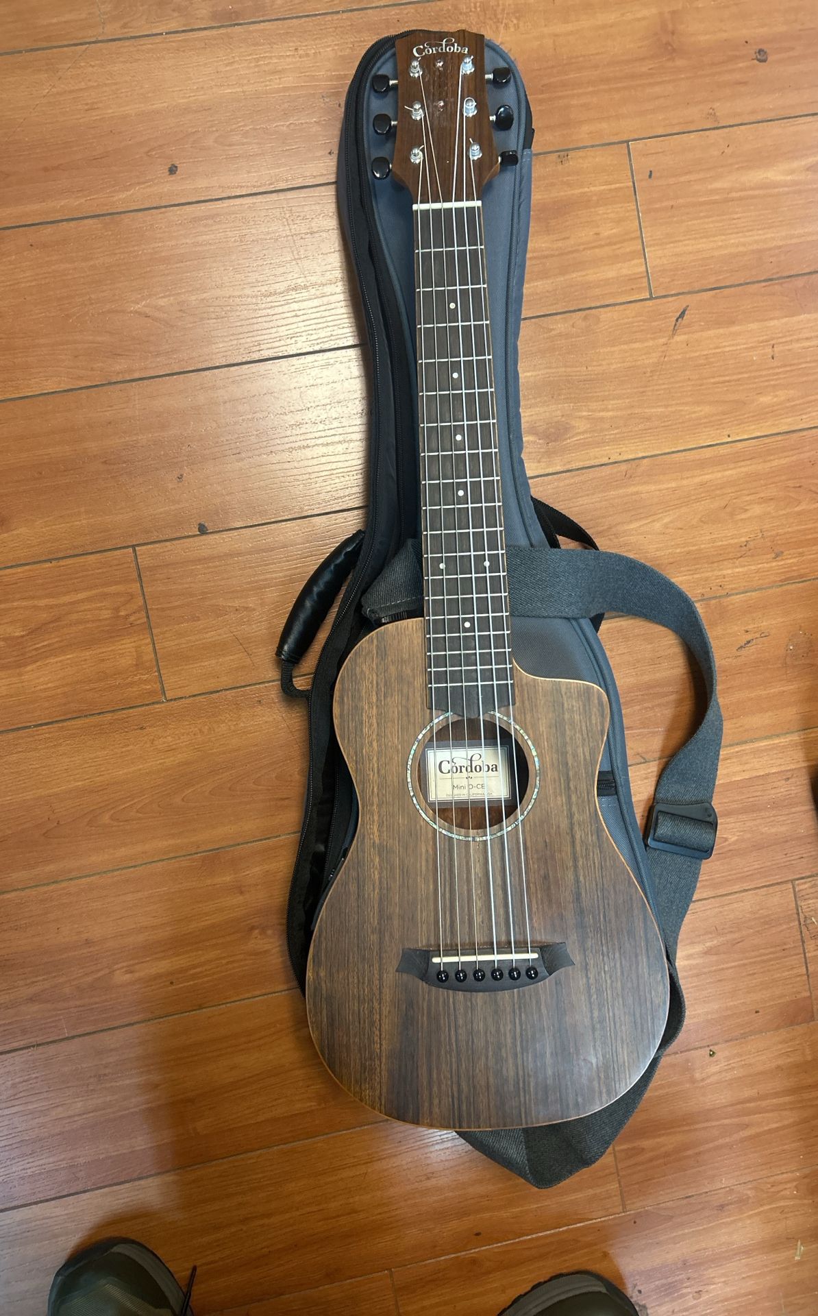 Cordoba Mini O CE Acoustic-Electric Nylon String Travel Guitar