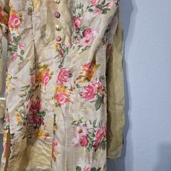 Punjabi Indian 3 Piece Suit.  Size 8 To 10 Women 