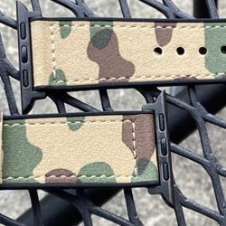 Apple Watch Camouflage Leather Band 49/45/44/42