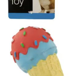 Dog Toy - Squeak Ice Cream Cone Dog Toy