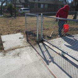 Fences Gates Stain Chain Link Concrete Paint