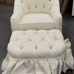 Chair matching ottoman
