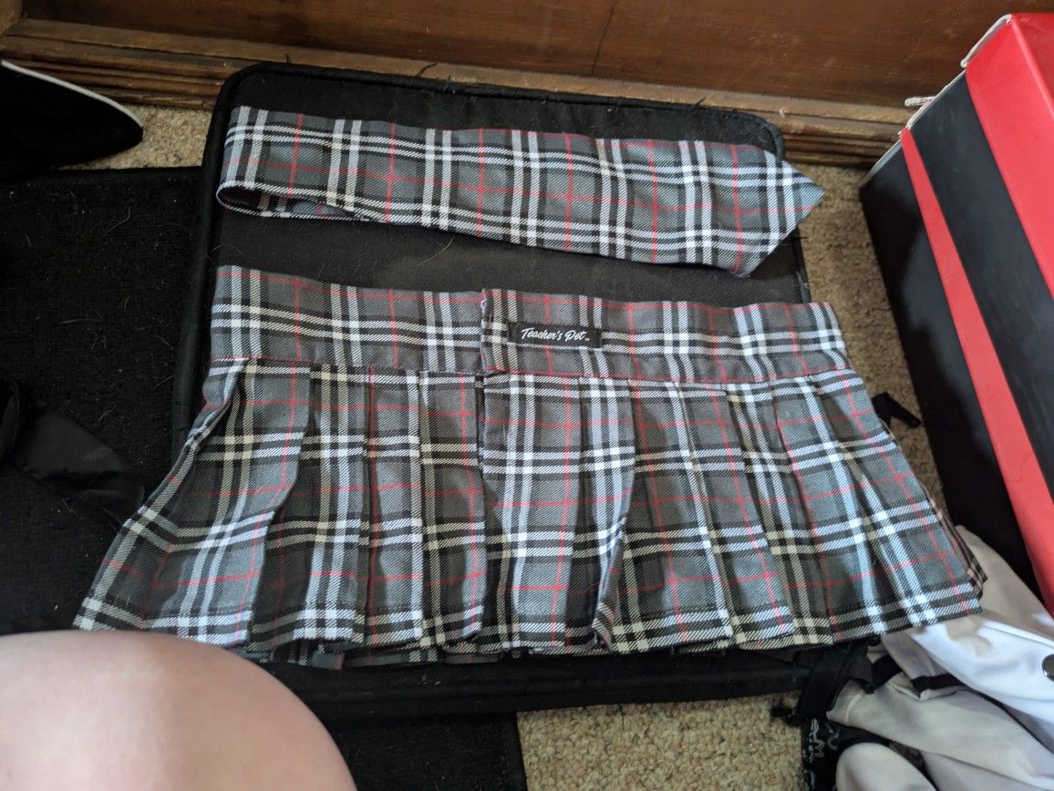 Sexy Teacher Tearaway Skirt And Tie