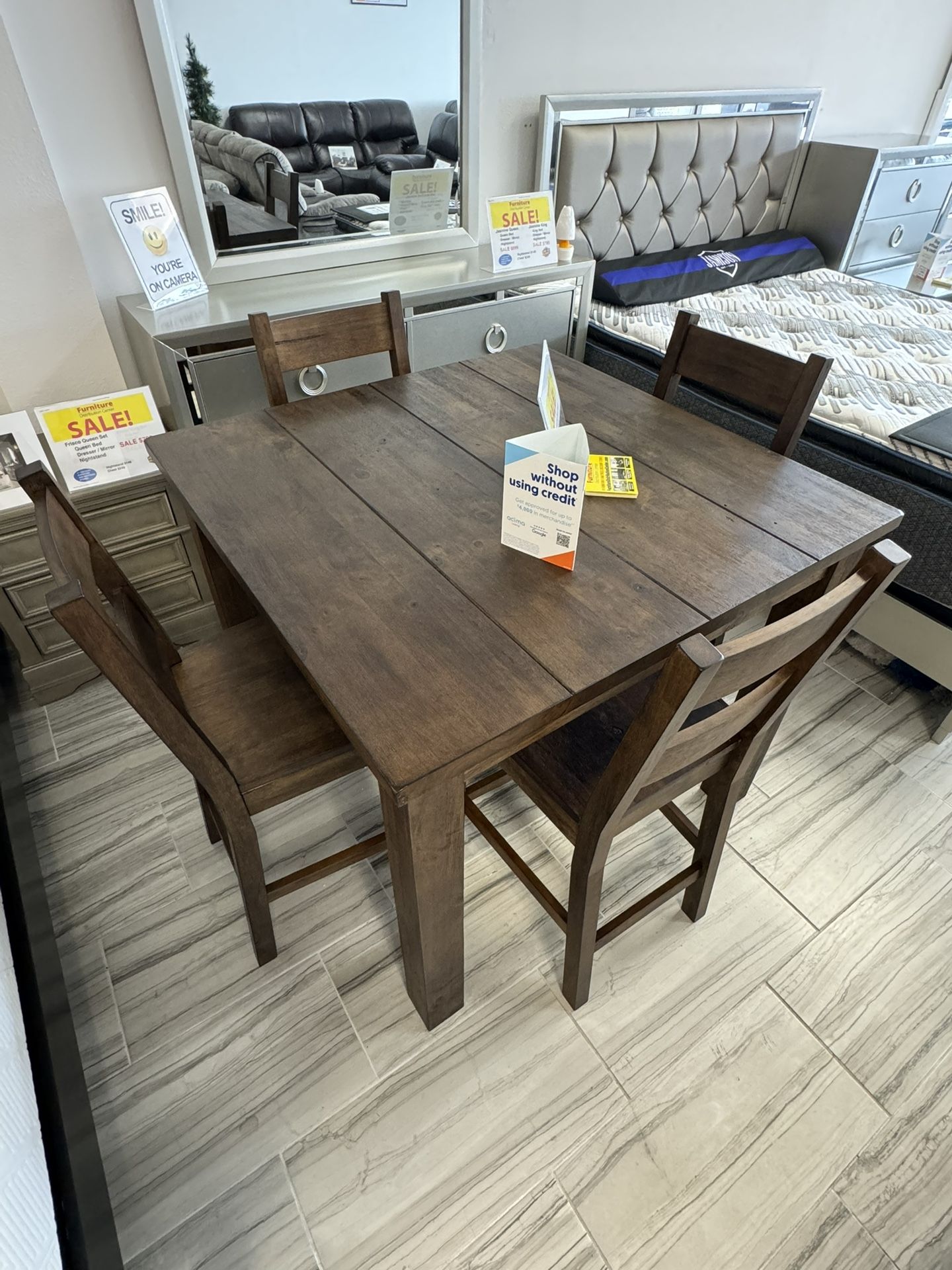 Gorgeous Brantley Wood Dining Table Set!$499!*SAME DAY DELIVERY*NO CREDIT NEEDED*EASY FINANCING*HUGE SALE*