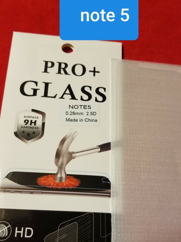 !!!Note 5 Tempered Glass