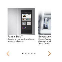 Samsung
23 cu.ft. 4-Door Family Hub French Door Smart Refrigerator  Fingerprint Resistant Stainless