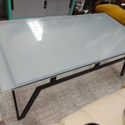 Glass Top Coffee Table - Custom Furniture / Home Decor