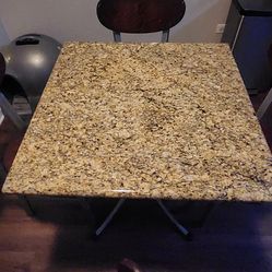 Granite Table w/4  chairs.