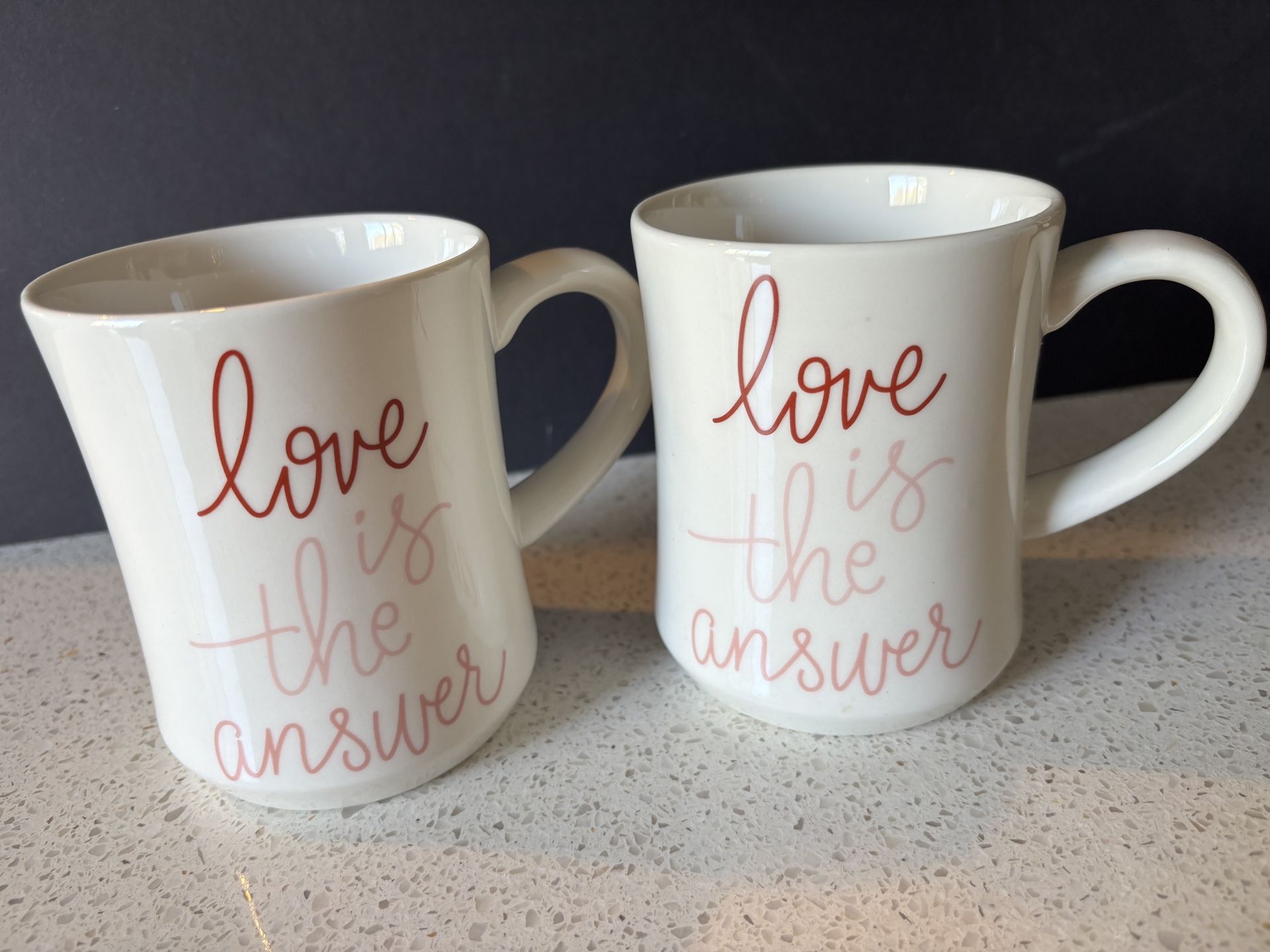Love is the answer mugs