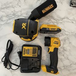 Dewalt Sander,flashlight Combo 
