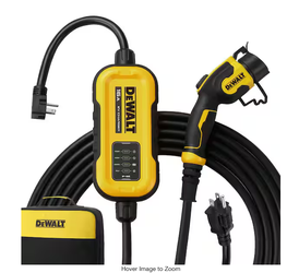 Dewalt Level-2 Portable Electric Vehicle EV Charger, Weatherproof (Brand New Unopened)