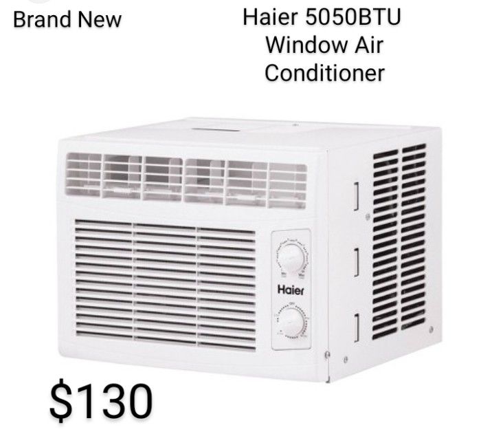 Brand New Haier Window Air Conditioned 5050 Btu
