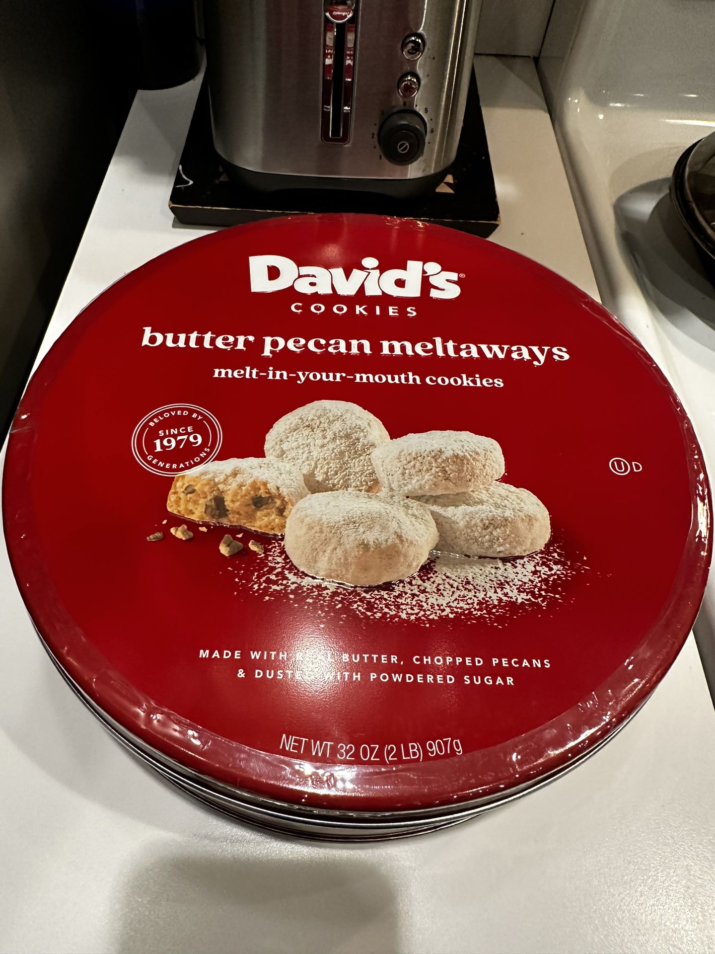 David’s Butter Pecan Meltaways Cookies