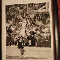 Autographed kobe bryant portrait