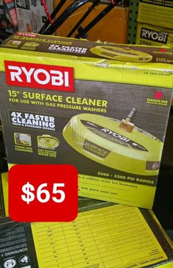 Ryobi 15 in. 3300PSI Surface Cleaner for Gas Pressure Washer 