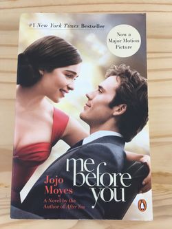 Me Before You by Jojo Moyes - Red & Black Cover Paperback