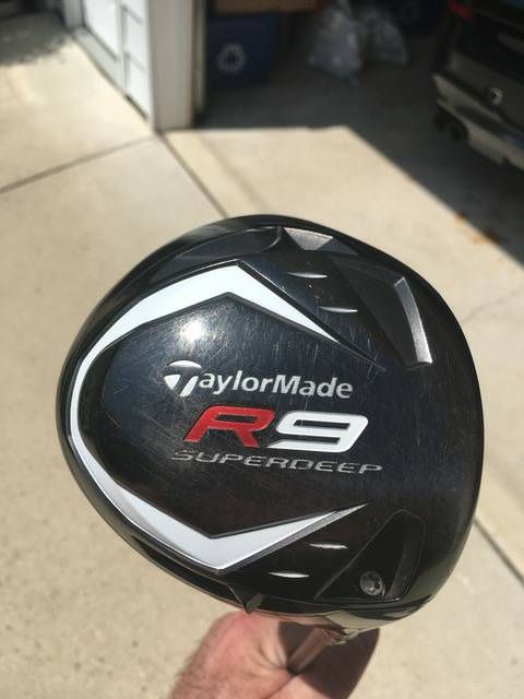 Taylormade super deep R9 driver 10.5 degrees firm shaft