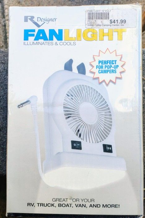 RV Designer Fan Light Combo