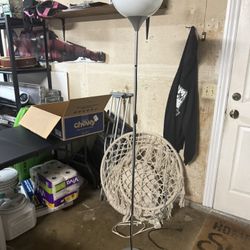 Mini Fridge And Lamp 