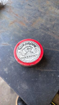 Vintage soldering paste