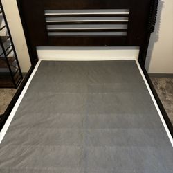 Queen Bed Frame & Box Spring 
