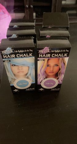 Hair Chalk Color Highlights For A Day 2 For 10$