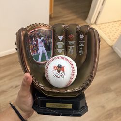 David Ortiz Cold-Cast Bronze Glove Tribute Sculpture