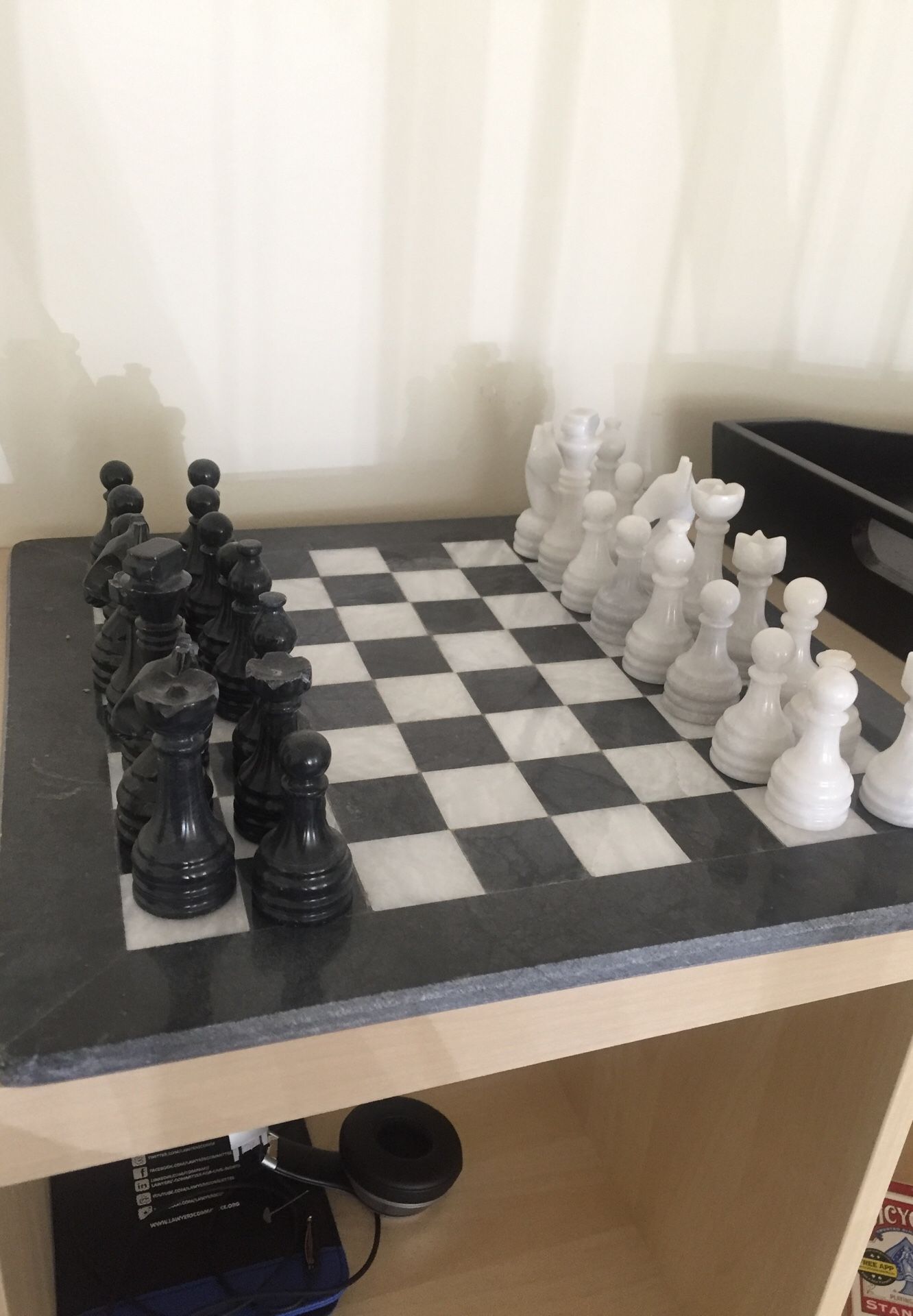 Full marble chess set