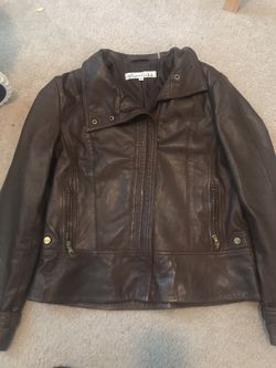 Kenneth Cole leather jacket- large