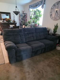 three piece living room sofa recliners