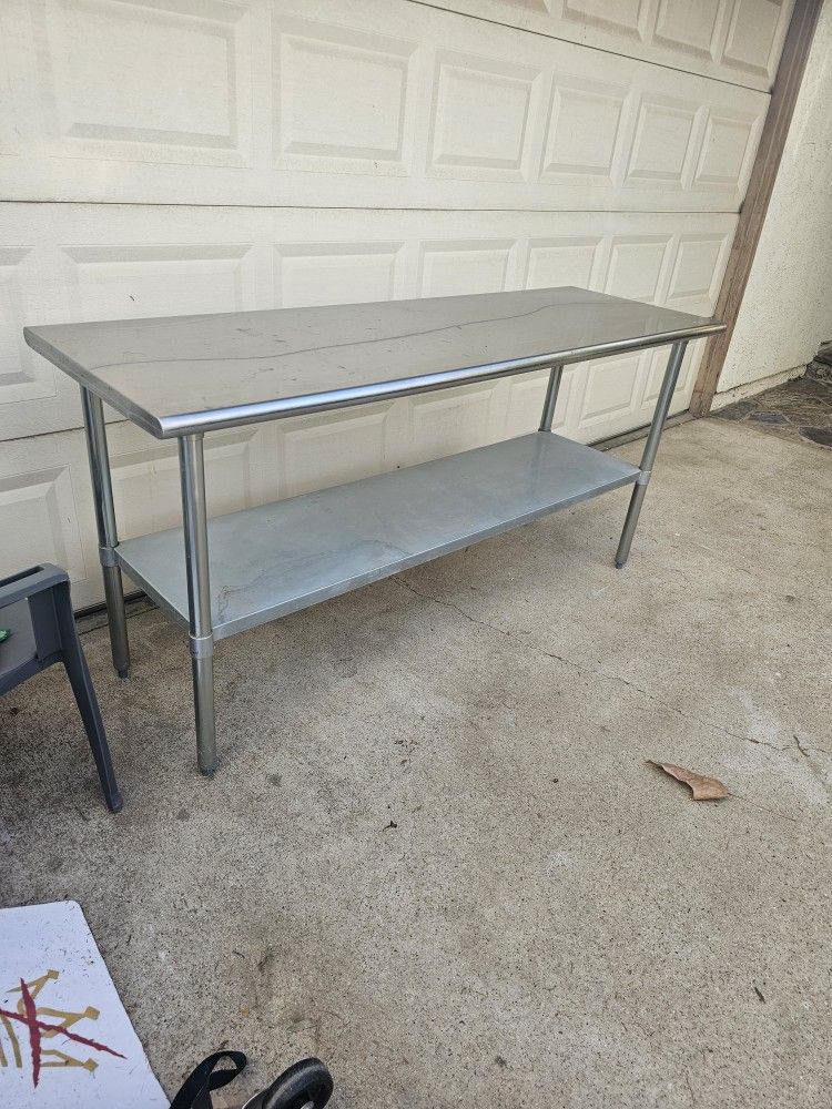 Stainless Steel Table 72"x24"