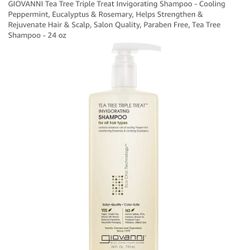 Giovanni Yea Tree Oil Shampoo, New