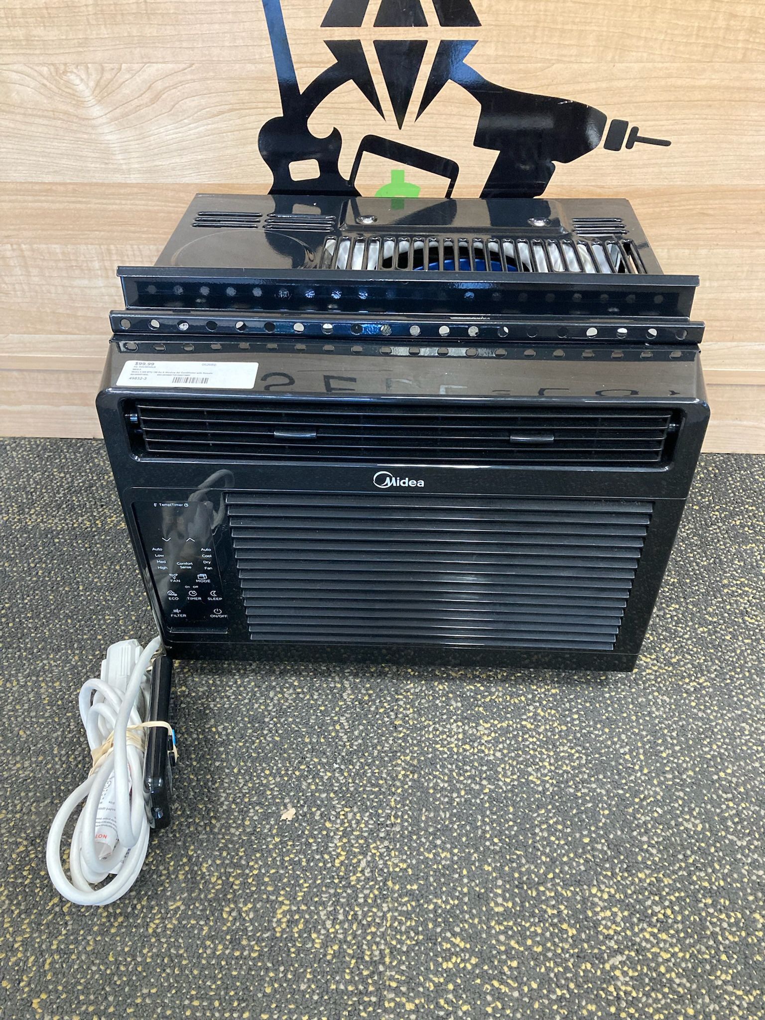 Midea MAW05R1W5L 5,000 BTU 150 Sq ft Window Air Conditioner with Remote