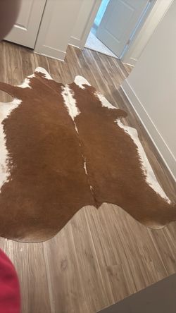 Cow hid rug