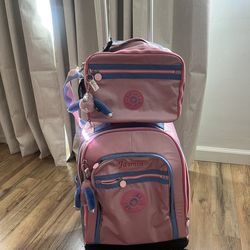 BN ZEA 15" laptop rolling backpack & lunch bag