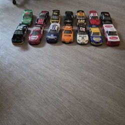 Metal Nascar Cars 