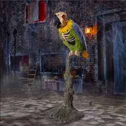 5FT Dead Water Animated LED Rotwing Parrot Animatronic 2026