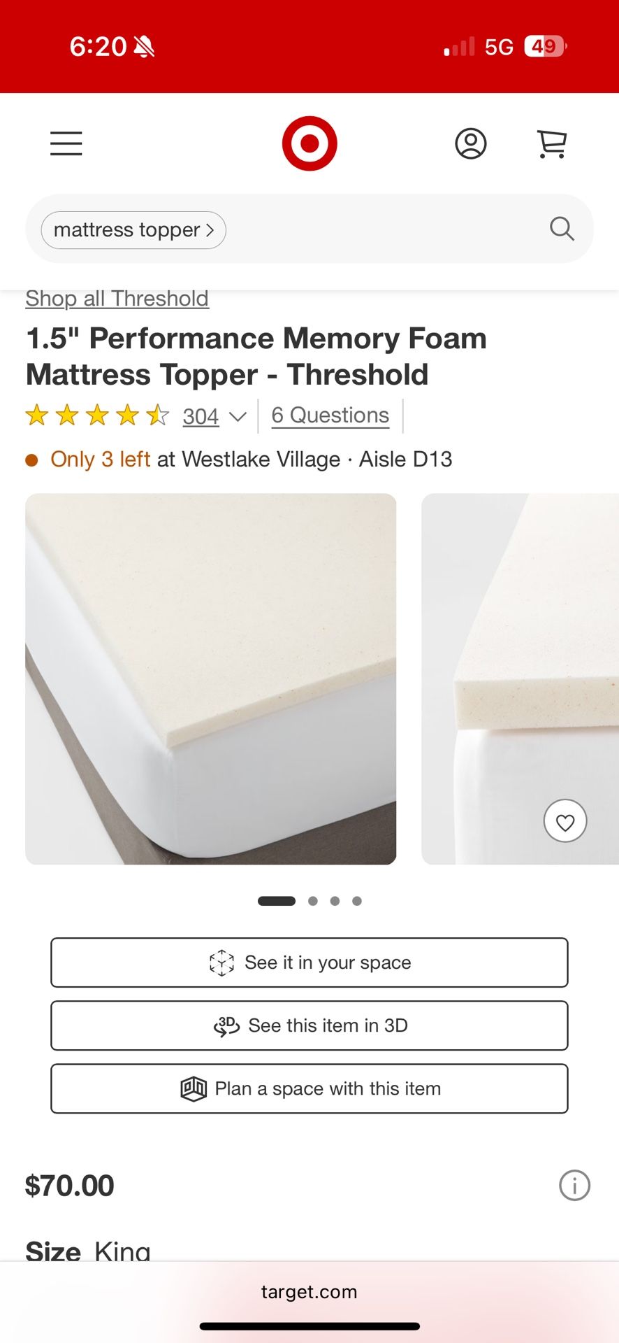 King Foam Matters Pad