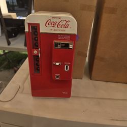 Vintage Coca-Cola musical coin bank
