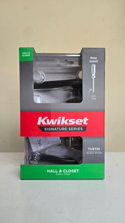 Kwikset
Tustin Venetian Bronze Hall/Closet Door Handle with Microban Antimicrobial Technology
