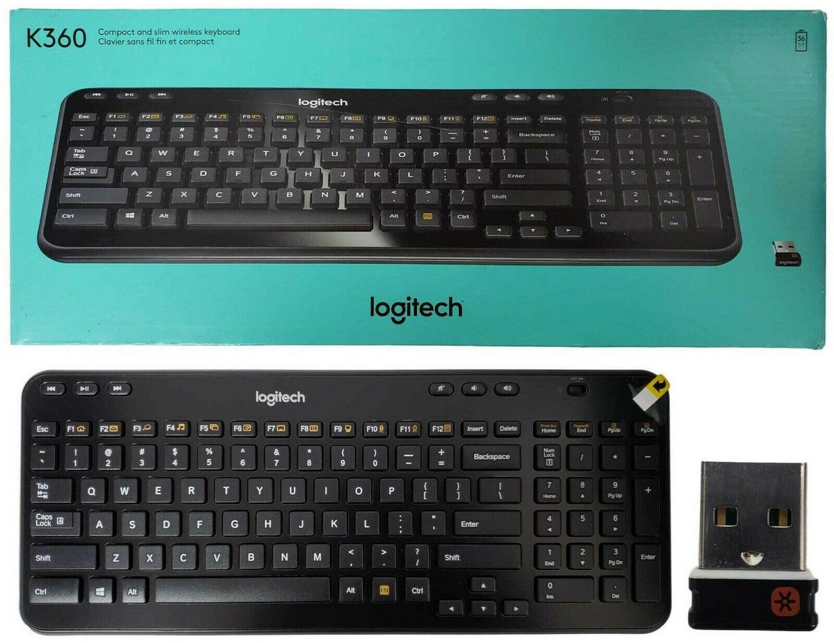 ✨Logitech K360 Compact Wireless Keyboard — Brand New & Unopened