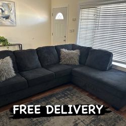 Ashley Furniture Gray Sectional Couch 