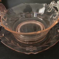 Nice Bundle Of Pink Depression Glass Janette And More