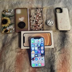 iPhone 12,  With 5 Cases 